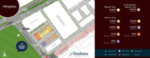 Siteplan Ruko Pasadena Square South